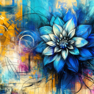 Blue Dahlia